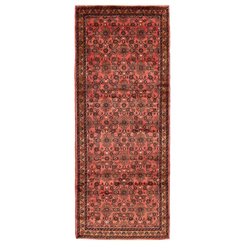 ECARPETGALLERY Hand-knotted Andelz Copper Wool Rug - 3'11 x 9'11 - Copper - 3'11 x 9'11