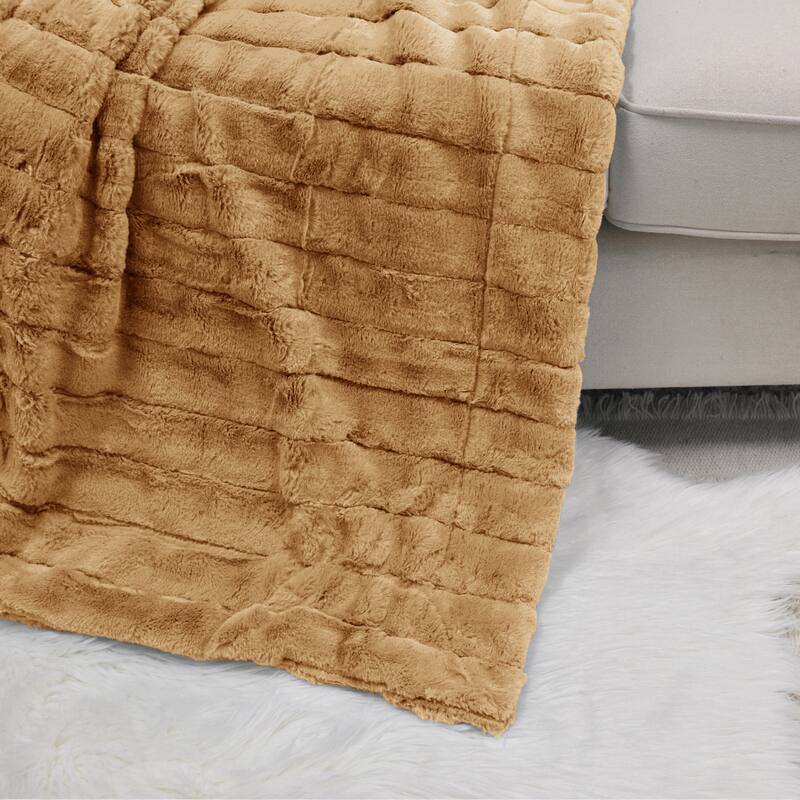 Supermink Decorative Fauxfur Throw 50'' x 60''