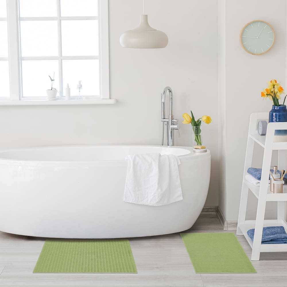 Superior Eco-Friendly Soft and Absorbent Bath Mat (set of 2)