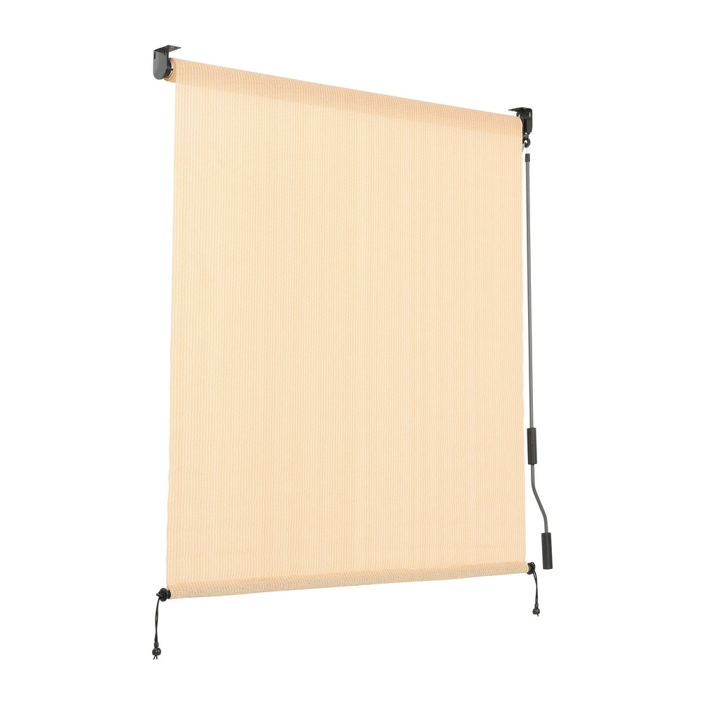 Aoodor Patio HDPE Fabric Roller Shade