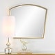 preview thumbnail 2 of 5, Uttermost Boundary Gold Arch Mirror - 36 W X 31.625 H X 1.125 D (in)