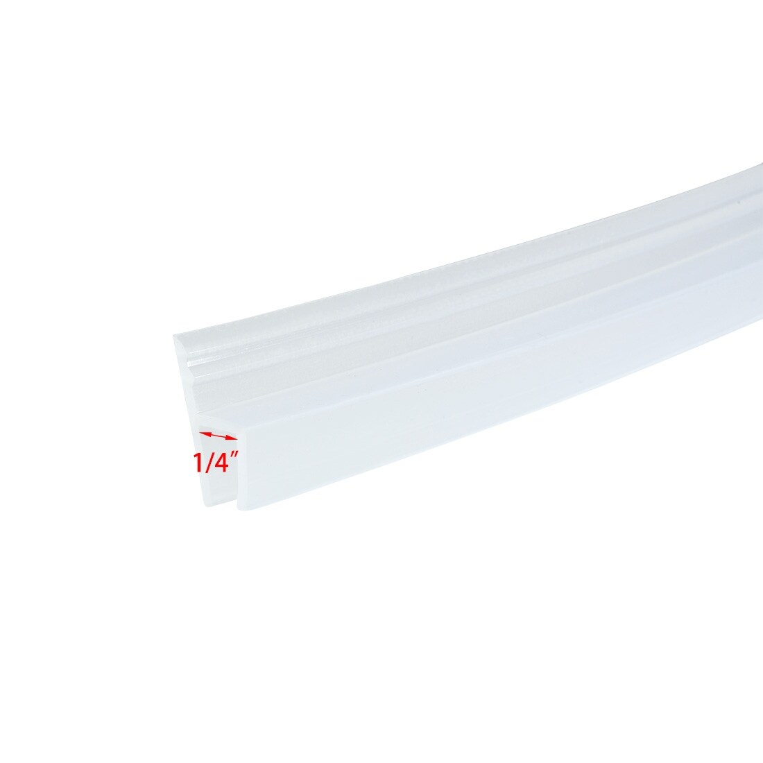 Shop 36 Inch H Shaped Frameless Window Shower Door Seal Clear For
