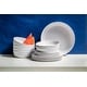 preview thumbnail 3 of 2, Abode Homewares Edge Matte Melamine Dinner Plate - White - 10.5" - Set of 6
