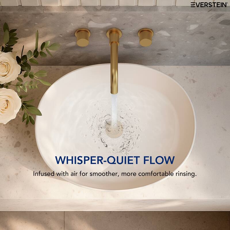 Wall Mount Stainless Steel Bathroom Sink Faucet 3 Hole 2 Handles Bathroom Faucet