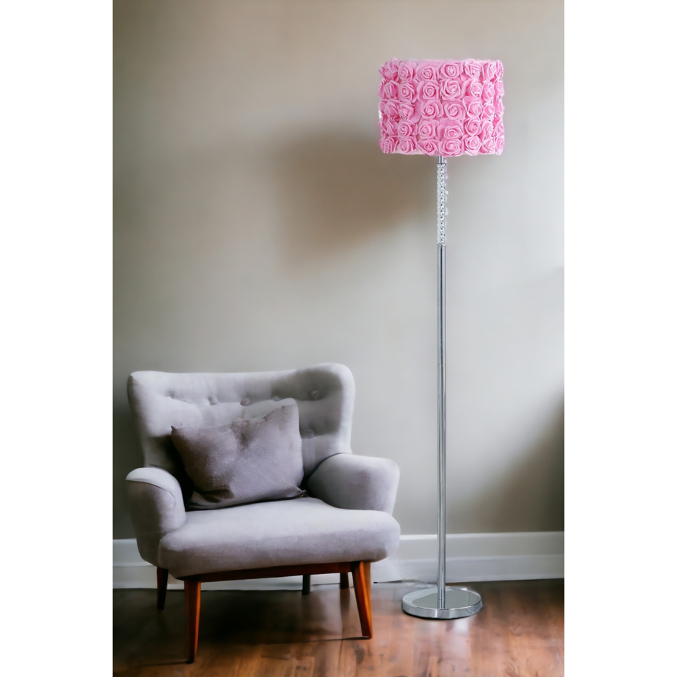 Pink floor lamp shade 2025
