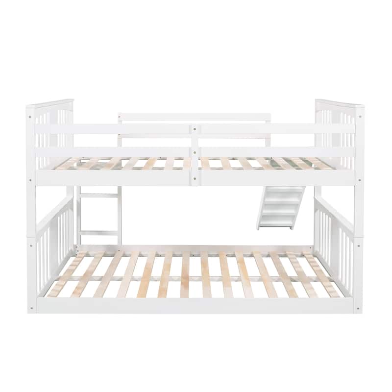 Full Over Full Bunk Bed with Ladder