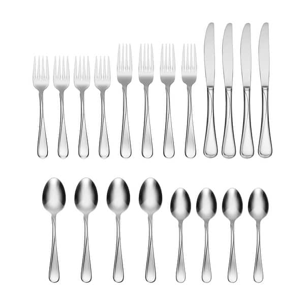 Oneida Flight 20-Piece Everyday Flatware Set, Service For 4 - 20-Piece Set