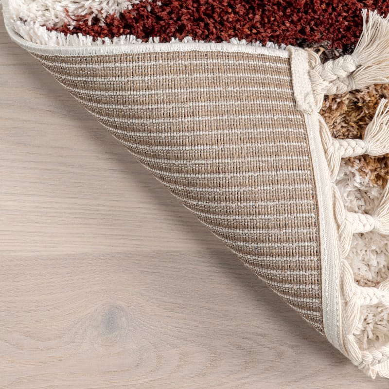 Nuloom Micah Diamond Shag Tassel Area Rug