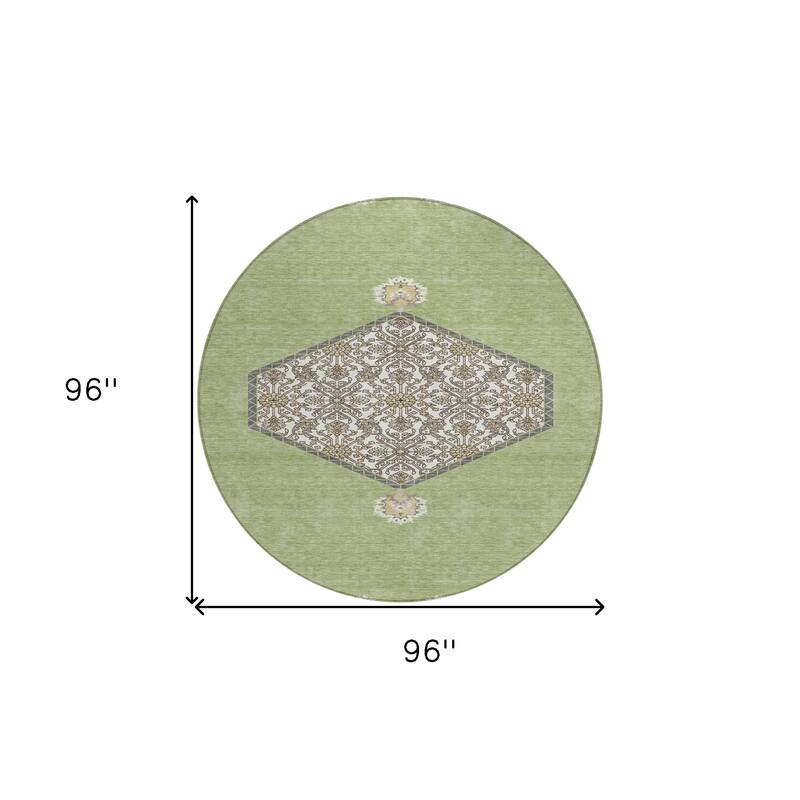 HomeRoots Oriental Traditional Rectangle Outdoor Rug