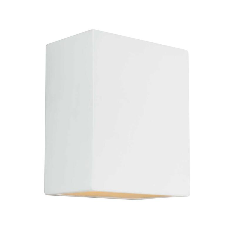 James Allan Elmhurst Single Light 10" Tall Outdoor Wall Sconce - Unfinished Ceramic