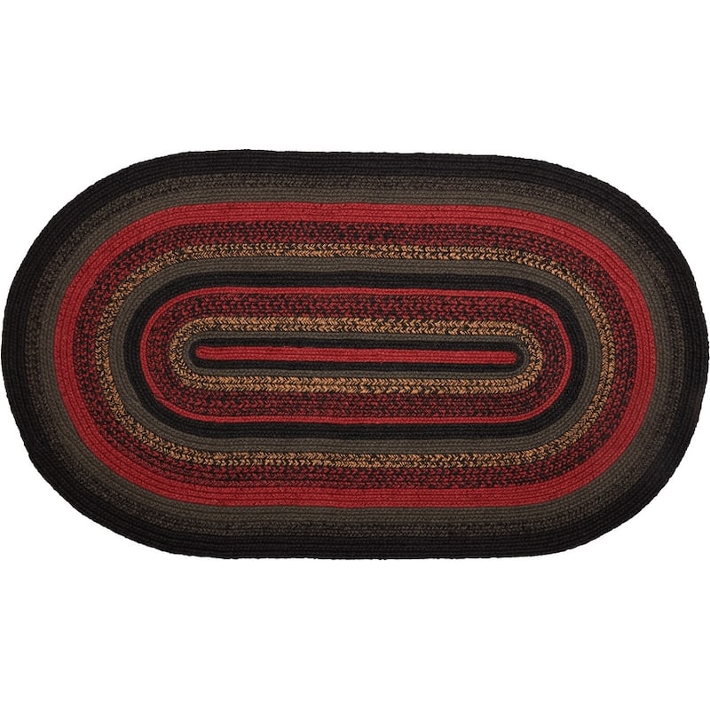 Cumberland Jute Rug Oval w/ Pad 27x48 - 27" x 48" Oval