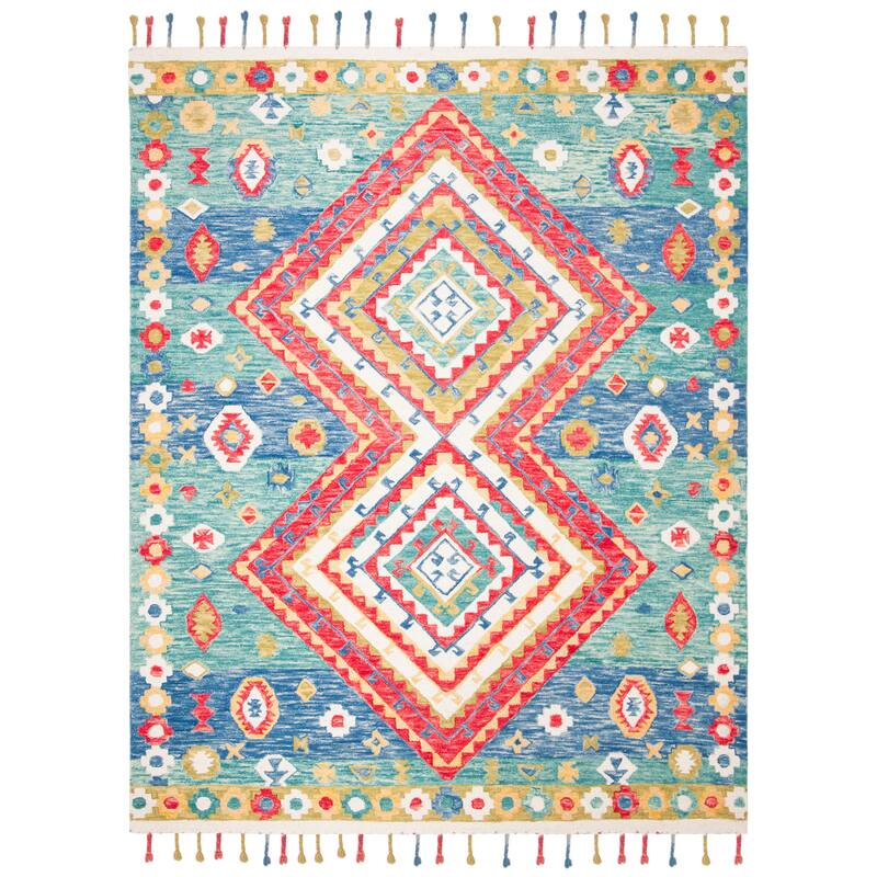 SAFAVIEH Handmade Aspen Impi & Eclectic Tribal Wool Rug