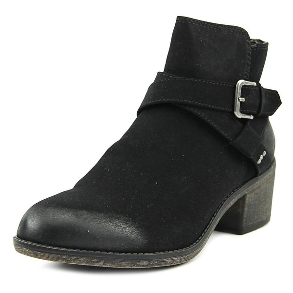White Mountain Yandra Women Round Toe Synthetic Black Ankle Boot