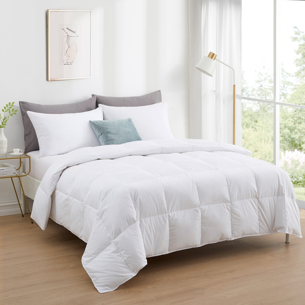 Details about   Comforter Queen Size Lightweight Quilted Down Breathable White Duvet Insert 