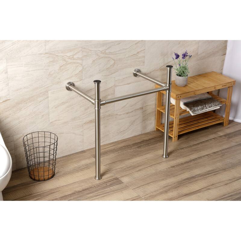 Kingston Brass Fauceture Stainless Steel Console Sink Legs