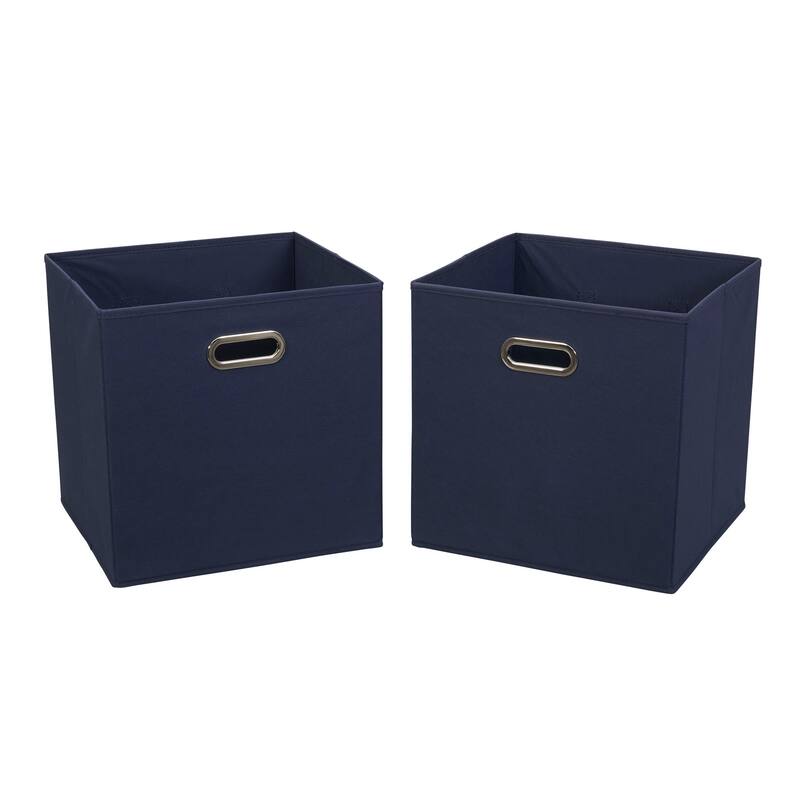 Household Essentials Fabric Storage Bins, Set of 2