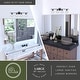 preview thumbnail 3 of 6, Huntley 4-Light 32 in. W Oil Rubbed Bronze Bathroom Vanity Lighting Fixture, Clear Seeded Schoolhouse Glass, LED Compatible
