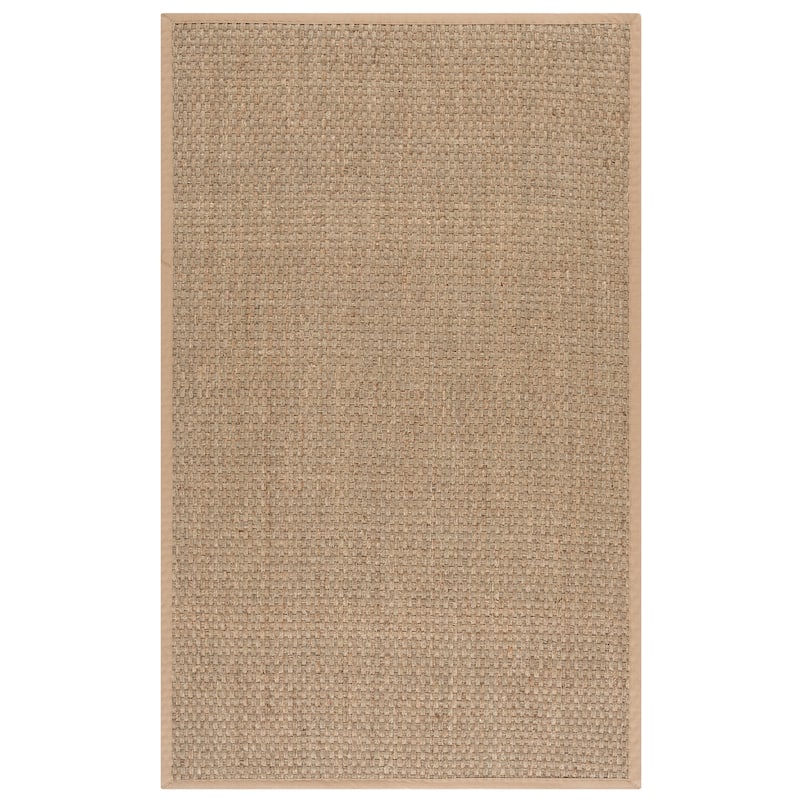 SAFAVIEH Natural Fiber Marina Basketweave Seagrass Rug