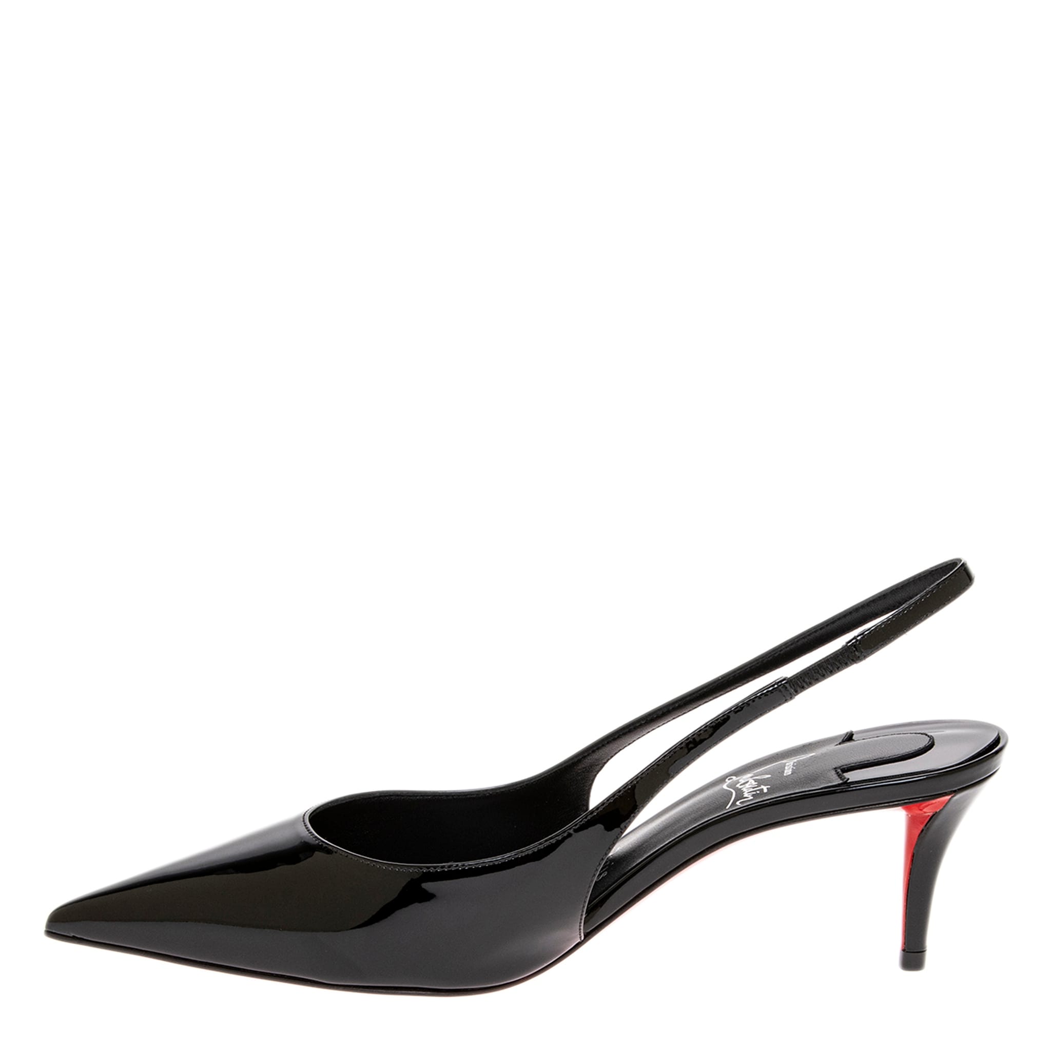 Christian Louboutin Miss Z Slingbacks - Overstock - 44048842
