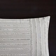 preview thumbnail 9 of 58, Madison Park Signature Essence Oversized Cotton Clipped Jacquard Comforter Set with Euro Shams and Throw Pillows