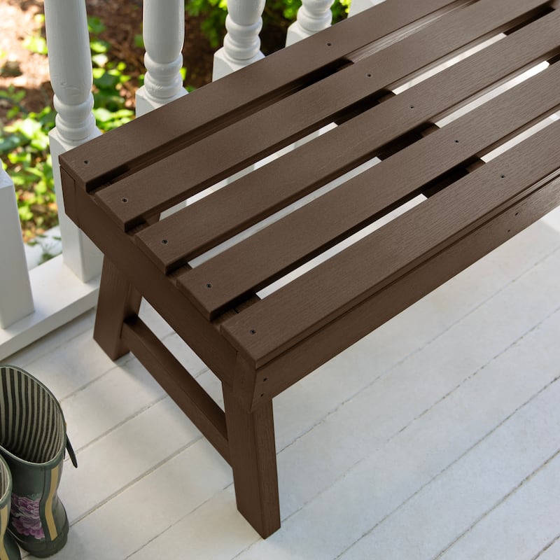 HIGHWOOD Weatherly 4-foot Eco-friendly Synthetic Wood Picnic Bench