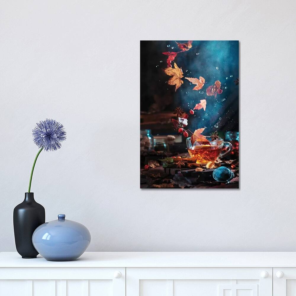 iCanvas "Briar Tea With Autumn Swirl" by Dina Belenko Canvas Print