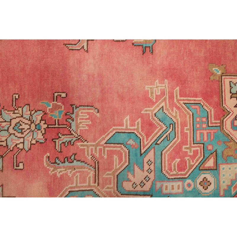 ECARPETGALLERY Hand-knotted Antalya Vintage Pink Wool Rug - 7'6 x 10'9