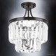 preview thumbnail 3 of 5, Luxury Cosmopolitan Ceiling, 15.5"H x 13.125"W, with Traditional Style, Olde Bronze, by Urban Ambiance - 15-1/2H x 13-1/8W x Dep