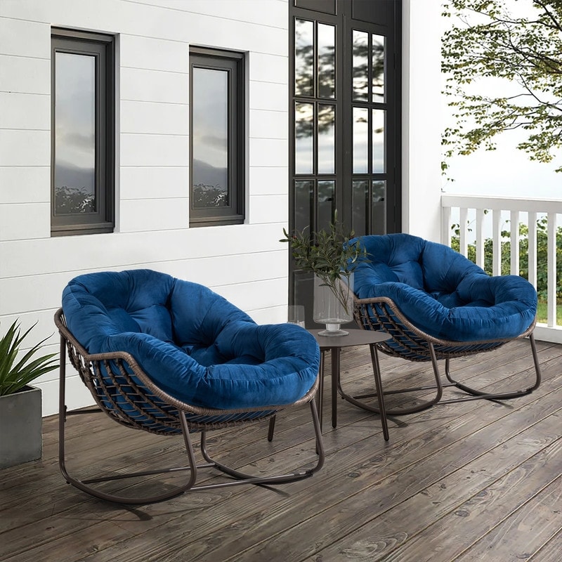 Single outdoor rattan best sale chair