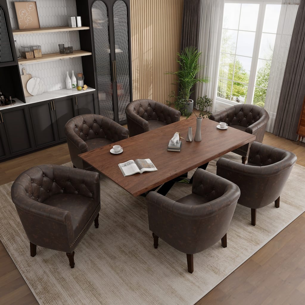 25 " Wide Tufted Accent Chair Armchair