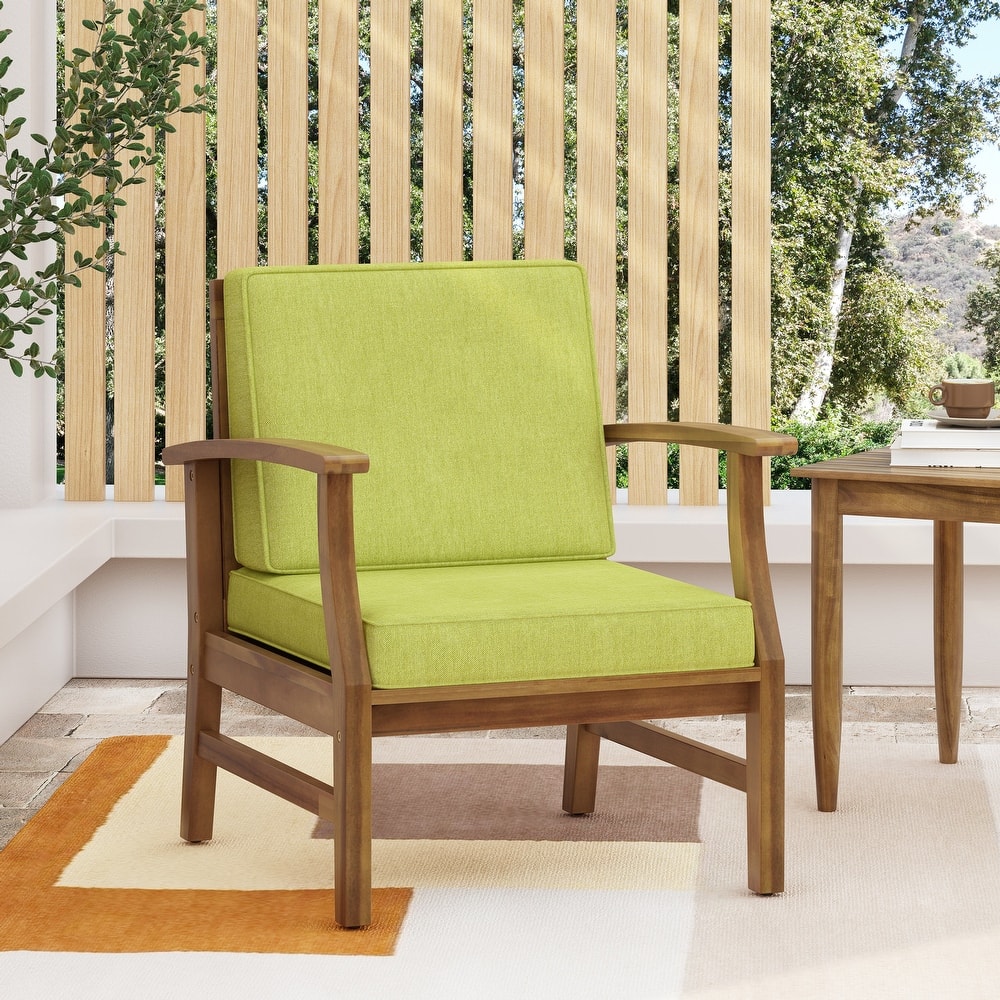 Christopher Knight Home Perla Acacia Wood Outdoor Club Chair