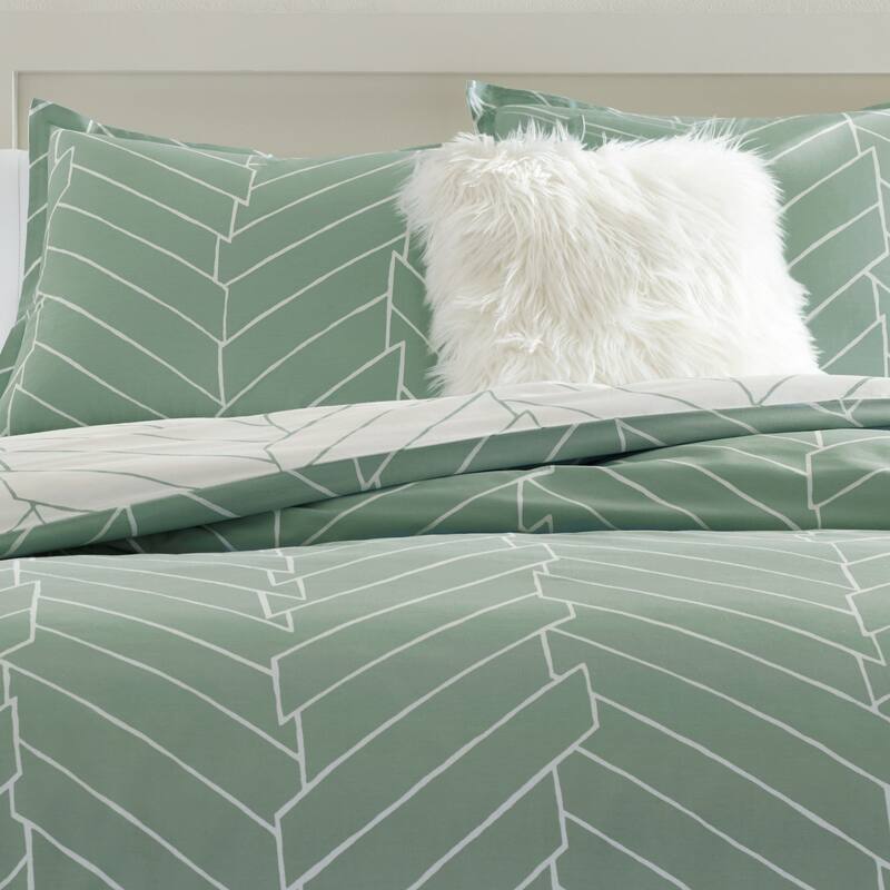 Carson Carrington Bramming Green Cotton Comforter Set