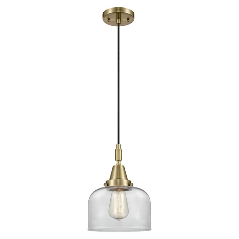 Innovations Lighting 447-1P-G72 Bell 8" Wide Mini Pendant with Clear