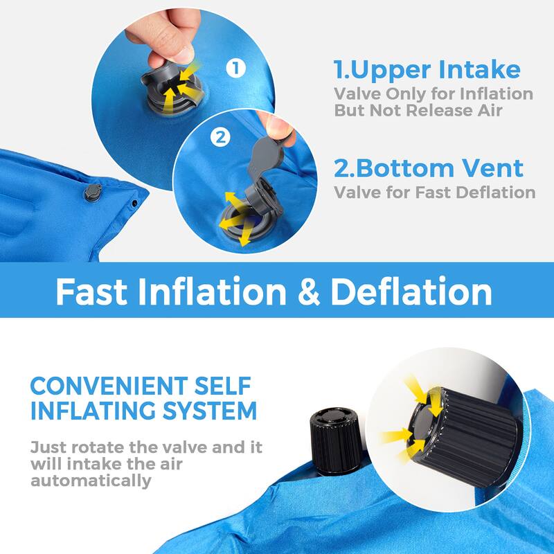 Goplus Full Size Self-Inflating Camping Mat Outdoor Sleeping Pad