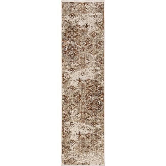 Gracewood Hollow Renza Distressed Emblum Rug