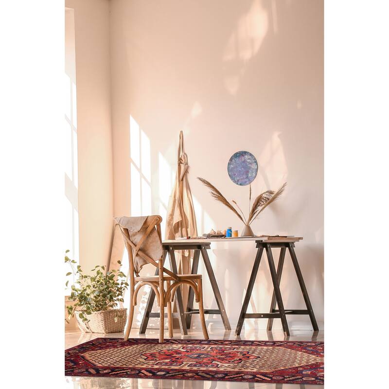 ECARPETGALLERY Hand-knotted Anatolian Vintage Tan Wool Rug - 4'0 x 8'9