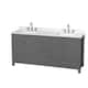 Option Dark Gray, Chrome Trim, Giotto Quartz Top