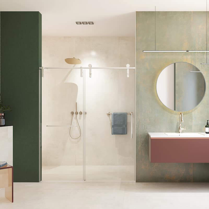 Frameless Shower Door, Sliding Shower Door