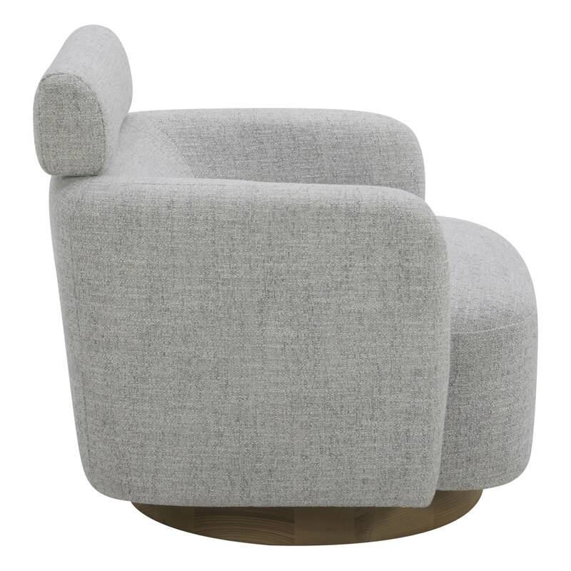 Spruce & Spring Ray Modern Swivel Accent Barrel Chairs