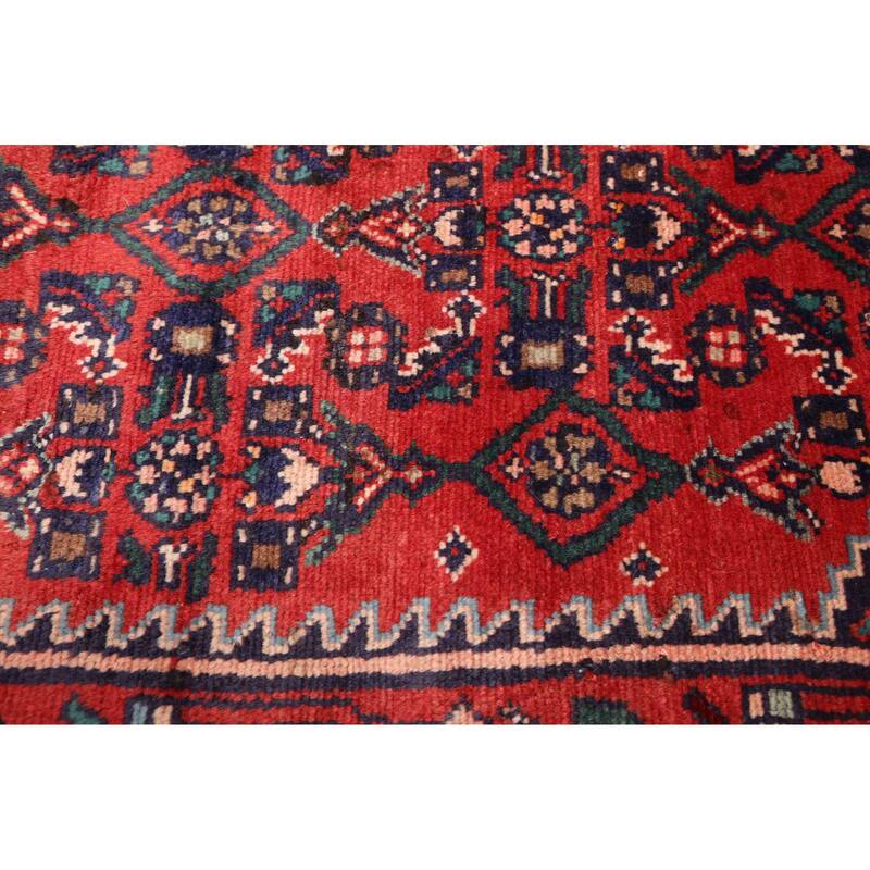 ECARPETGALLERY Hand-knotted Andelz Red Wool Rug - 5'3 x 9'8