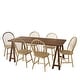 preview thumbnail 18 of 21, Ansley Farmhouse Cottage 7-piece Wood Dining Set by Christopher Knight Home