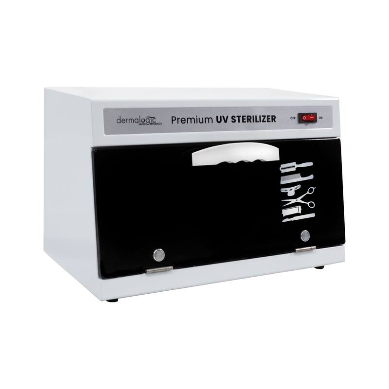 UV Sanitizer Instrument & Towel Sterilizer Cabinet (13L Capacity) for Massage Facial Spa Beauty Salon Nail Tattoo Studio Home - Valet Stands - White