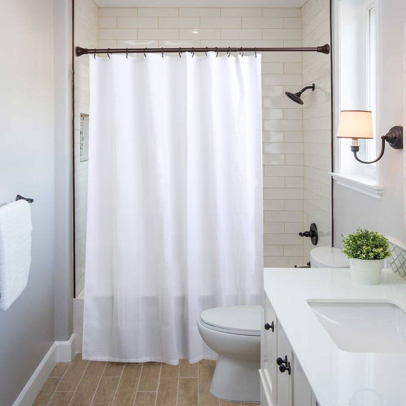 Utopia Alley Victoria Rustproof Shower Curtain Rings for Bathroom - Set of 12
