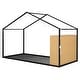 preview thumbnail 8 of 24, Twin Size House Bed with Roof, Handy Side Shelves, and Warm LED Lights for Kids