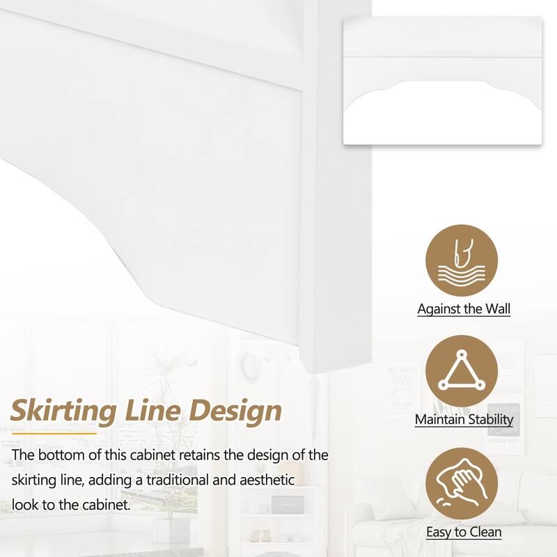 Modern Minimalist Corner Coat Rack with 4 Hooks, Adjustable Shelves and Shoe Bench for Hallway