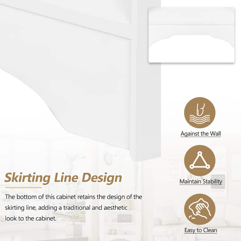 Roomfitters Minimalist Entryway Hall Tree with Shoe Bench, Coat Rack with Adjustable Shelf and 4 Hooks for Mudroom