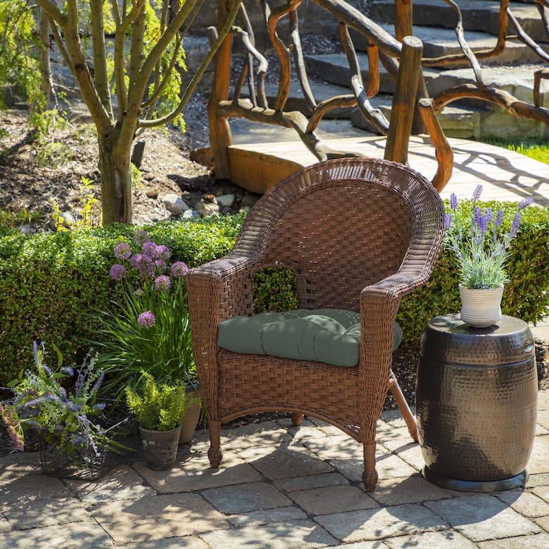 ARDEN Outdoor Wicker Chair Cushion - 18"L x 20"W