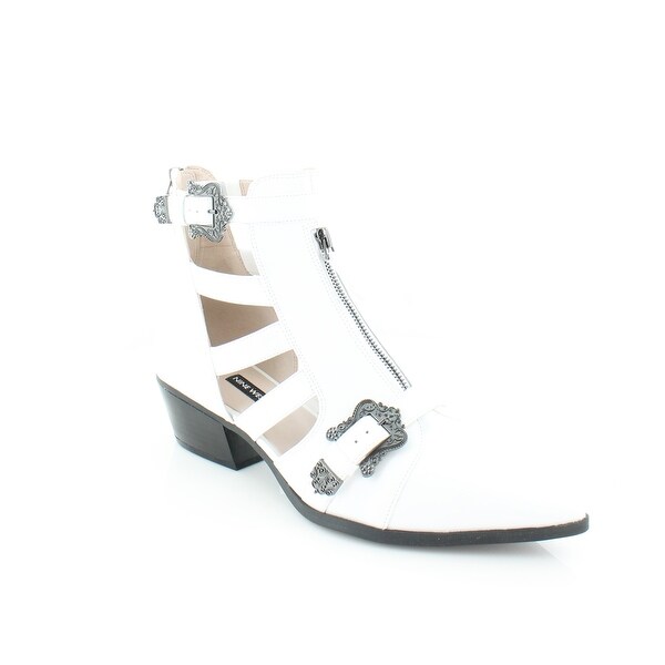 nine west white boots