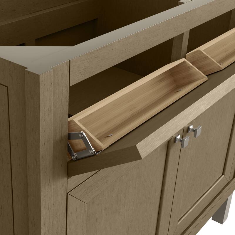 Chicago 36" Single Vanity, Walnut Whisper