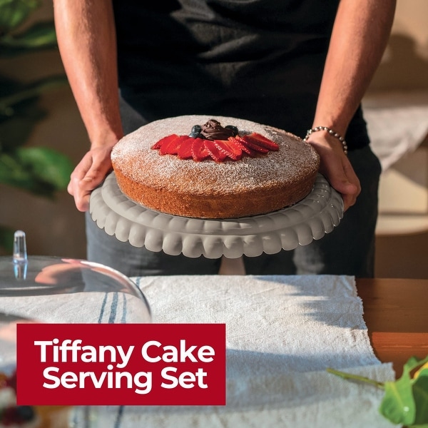 Guzzini Tiffany Cake Serving Set - Bed Bath & Beyond - 40844343